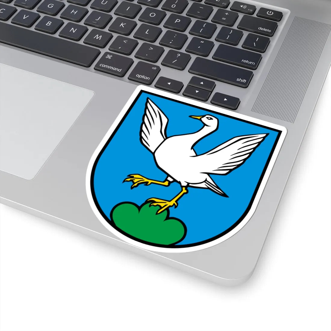 Wappen Gansingen (Switzerland) (Coat of Arms) STICKER Vinyl Kiss-Cut Decal - The Sticker Space