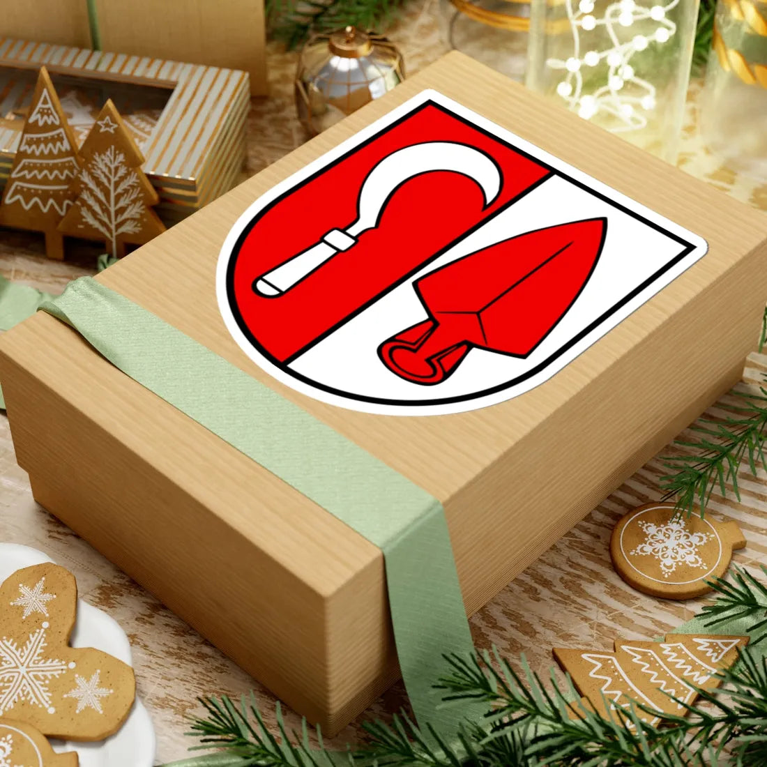 Wappen Gebenstorf AG (Switzerland) (Coat of Arms) STICKER Vinyl Kiss-Cut Decal - The Sticker Space