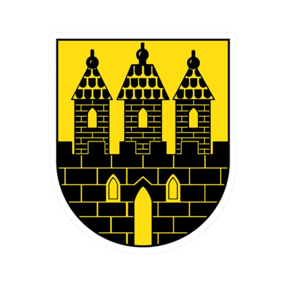 Wappen Geithain (Germany) (Coat of Arms) STICKER Vinyl Kiss-Cut Decal 2 Inch White - The Sticker Space