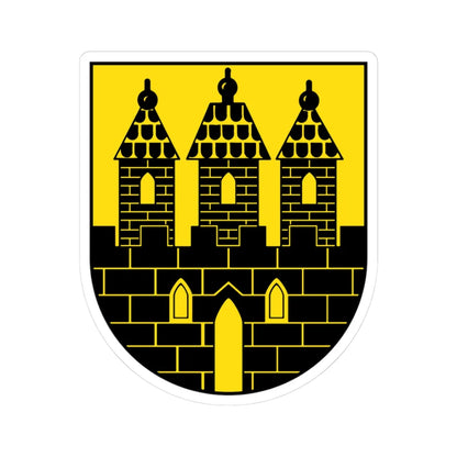 Wappen Geithain (Germany) (Coat of Arms) STICKER Vinyl Kiss-Cut Decal 3 Inch White - The Sticker Space