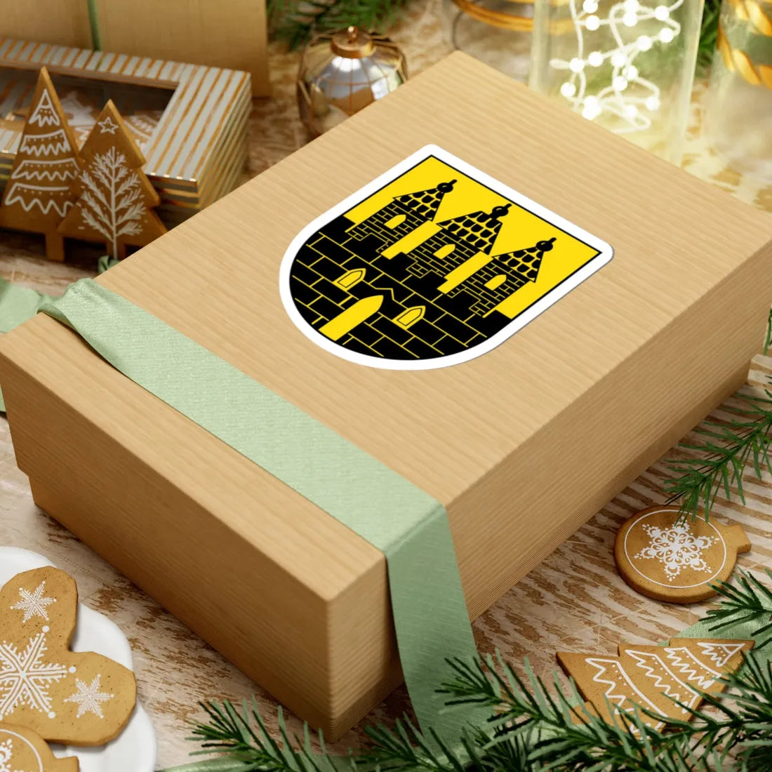 Wappen Geithain (Germany) (Coat of Arms) STICKER Vinyl Kiss-Cut Decal - The Sticker Space