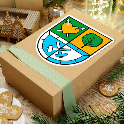 Wappen Gemeinde Bösenbrunn (Germany) (Coat of Arms) STICKER Vinyl Kiss-Cut Decal - The Sticker Space