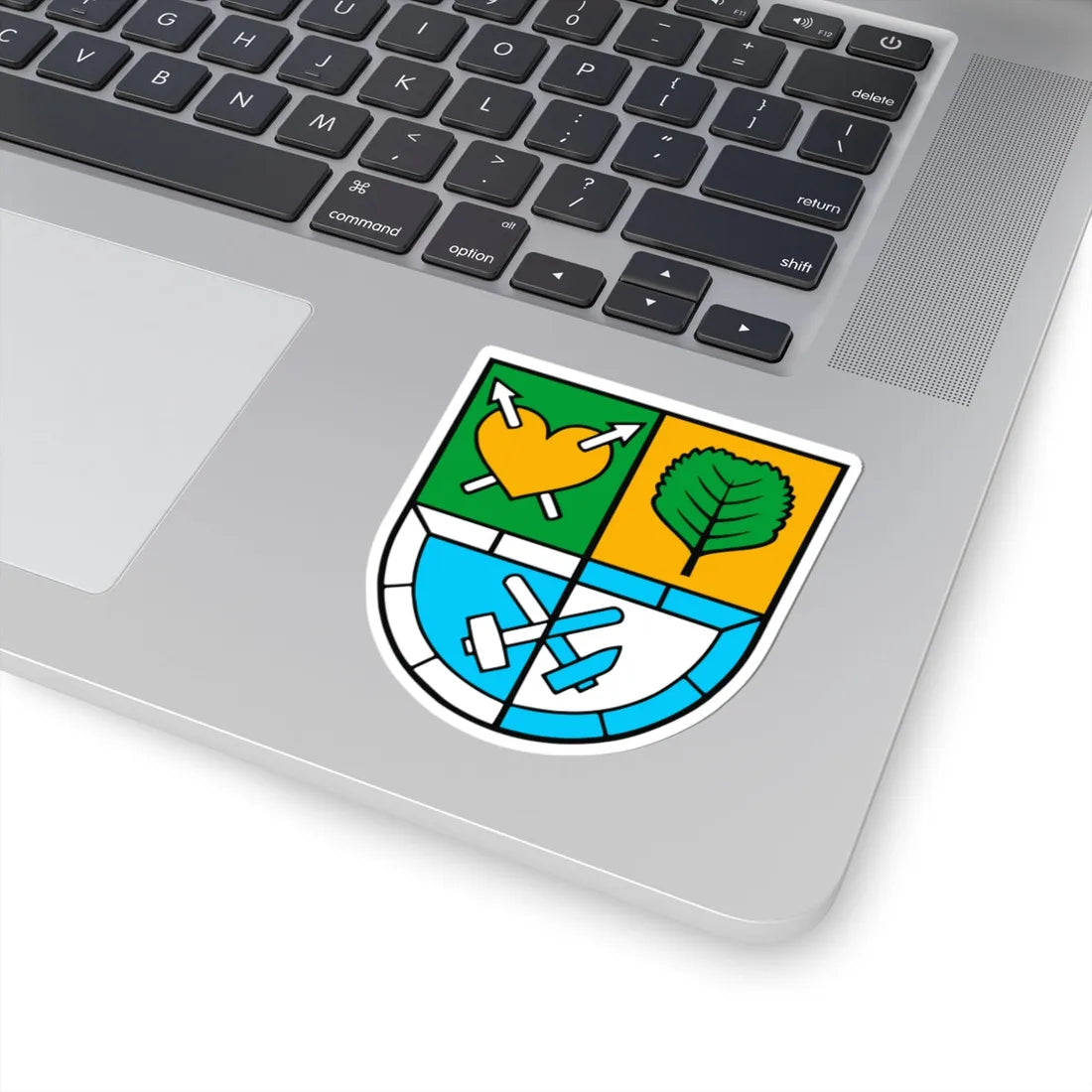 Wappen Gemeinde Bösenbrunn (Germany) (Coat of Arms) STICKER Vinyl Kiss-Cut Decal - The Sticker Space