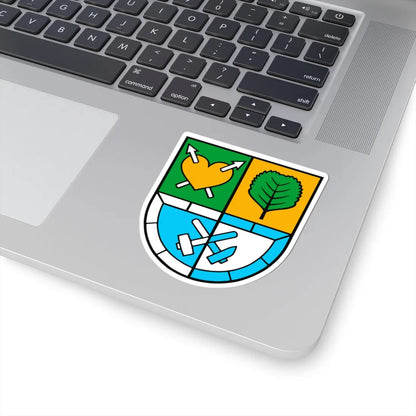 Wappen Gemeinde Bösenbrunn (Germany) (Coat of Arms) STICKER Vinyl Kiss-Cut Decal - The Sticker Space