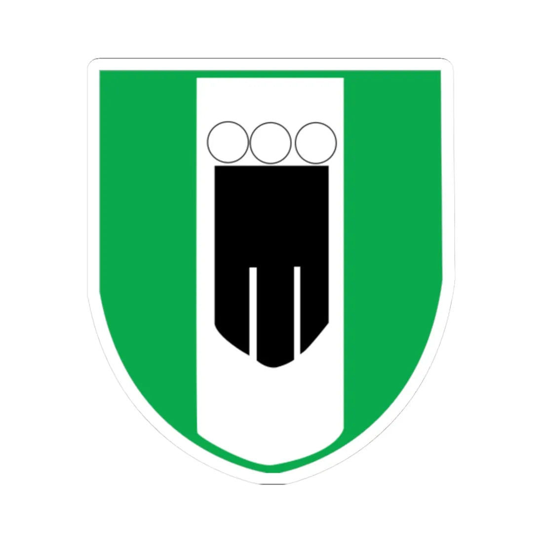 Wappen Gemeinde Buchs SG (Switzerland) (Coat of Arms) STICKER Vinyl Kiss-Cut Decal 3 Inch White - The Sticker Space