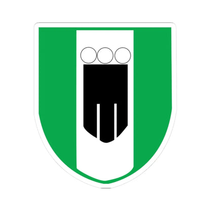 Wappen Gemeinde Buchs SG (Switzerland) (Coat of Arms) STICKER Vinyl Kiss-Cut Decal 4 Inch White - The Sticker Space