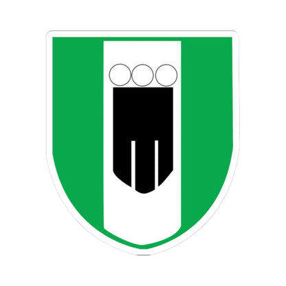 Wappen Gemeinde Buchs SG (Switzerland) (Coat of Arms) STICKER Vinyl Kiss-Cut Decal 6 Inch White - The Sticker Space