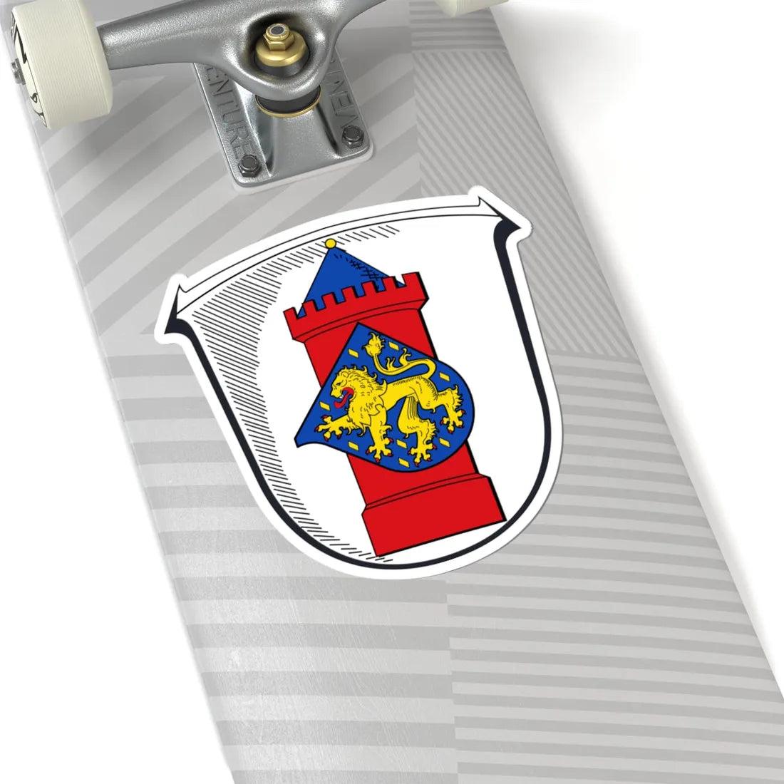 Wappen Gemeinde Hünfelden (Germany) (Coat of Arms) STICKER Vinyl Kiss-Cut Decal - The Sticker Space