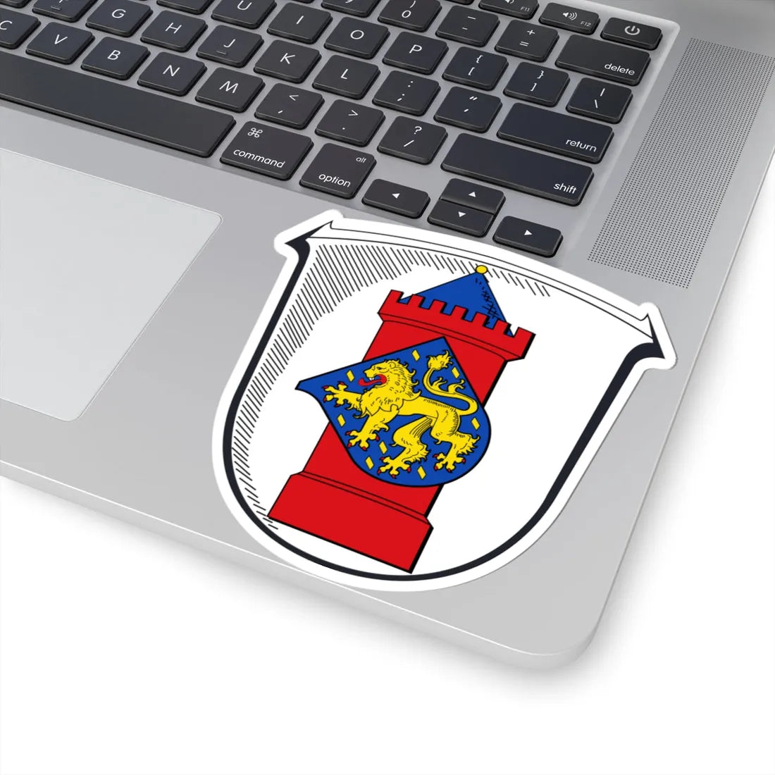 Wappen Gemeinde Hünfelden (Germany) (Coat of Arms) STICKER Vinyl Kiss-Cut Decal - The Sticker Space