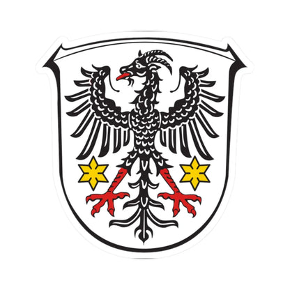 Wappen Gemünden Wohra (Germany) (Coat of Arms) STICKER Vinyl Kiss-Cut Decal 2 Inch White - The Sticker Space