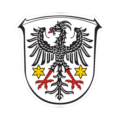 Wappen Gemünden Wohra (Germany) (Coat of Arms) STICKER Vinyl Kiss-Cut Decal 3 Inch White - The Sticker Space