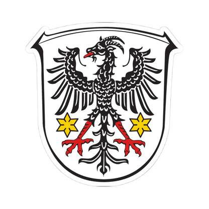 Wappen Gemünden Wohra (Germany) (Coat of Arms) STICKER Vinyl Kiss-Cut Decal 4 Inch White - The Sticker Space