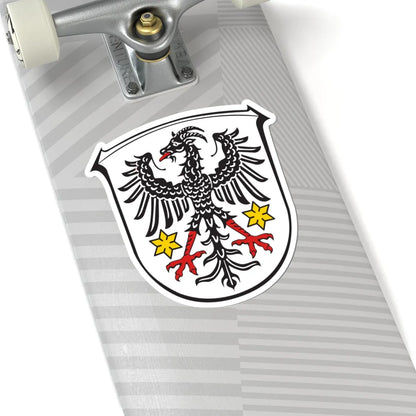 Wappen Gemünden Wohra (Germany) (Coat of Arms) STICKER Vinyl Kiss-Cut Decal - The Sticker Space
