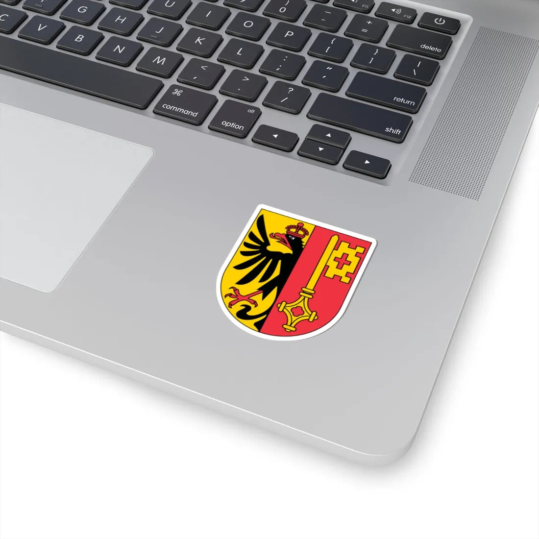 Wappen Genf matt (Switzerland) (Coat of Arms) STICKER Vinyl Kiss-Cut Decal - The Sticker Space