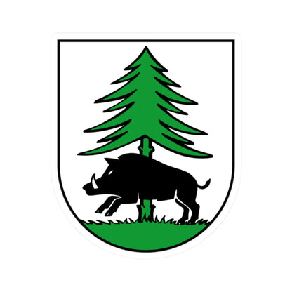 Wappen Geringswalde (Germany) (Coat of Arms) STICKER Vinyl Kiss-Cut Decal 2 Inch White - The Sticker Space