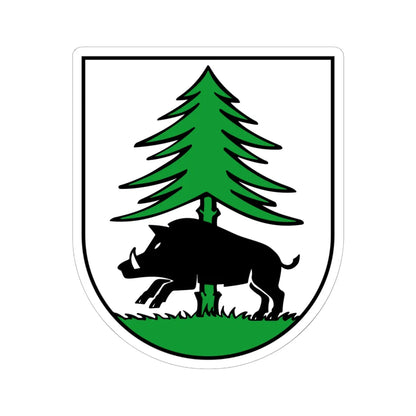 Wappen Geringswalde (Germany) (Coat of Arms) STICKER Vinyl Kiss-Cut Decal 6 Inch White - The Sticker Space