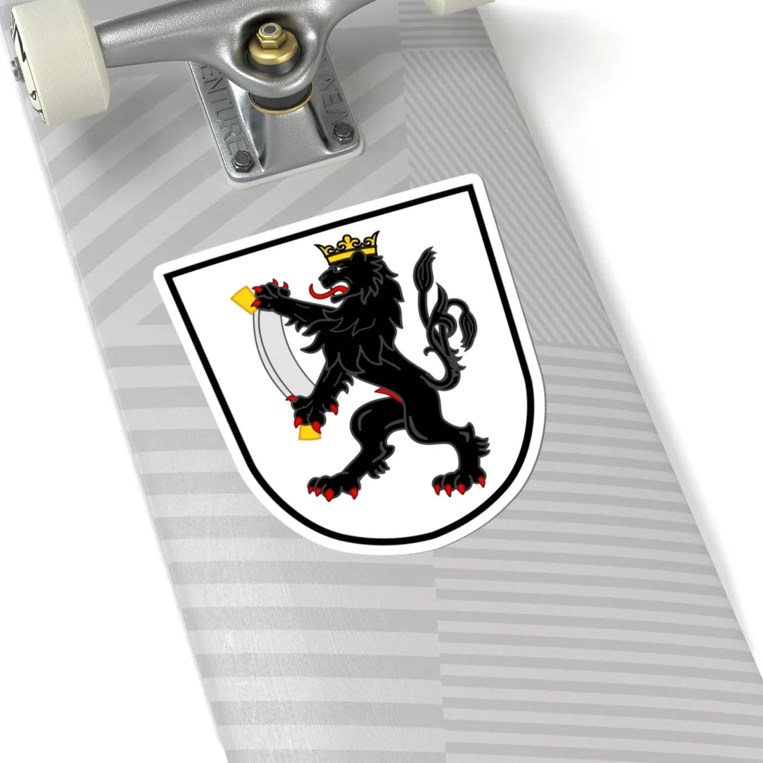 Wappen Gesellschaft zu Ober-Gerwern by Robbie Conceptuel (Switzerland) (Coat of Arms) STICKER Vinyl Kiss-Cut Decal - The Sticker Space