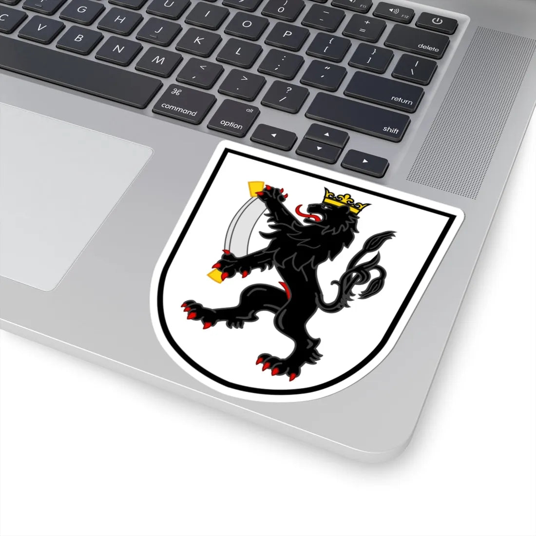 Wappen Gesellschaft zu Ober-Gerwern by Robbie Conceptuel (Switzerland) (Coat of Arms) STICKER Vinyl Kiss-Cut Decal - The Sticker Space