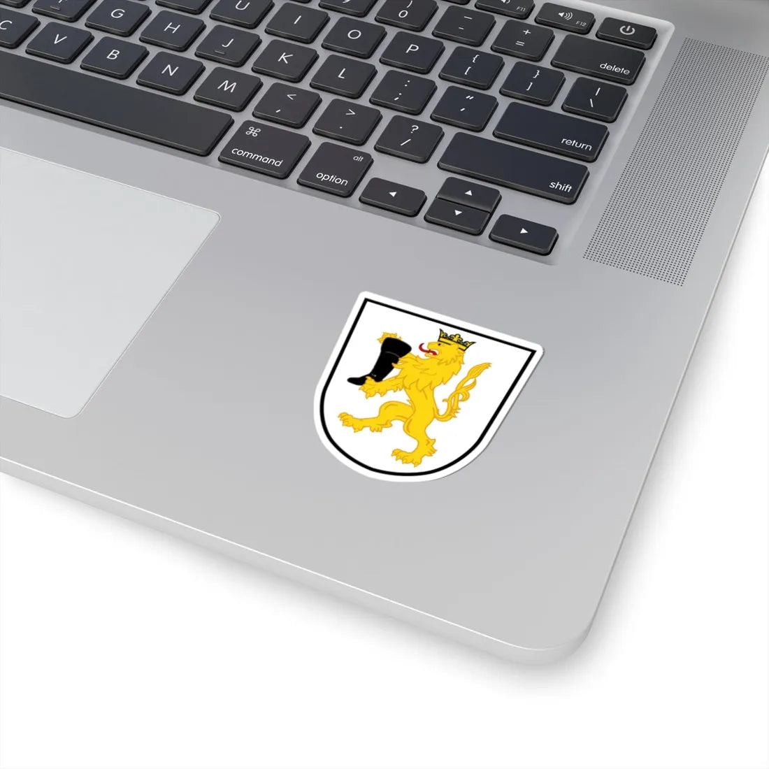 Wappen Gesellschaft zu Schuhmachern by Robbie Conceptuel (Switzerland) (Coat of Arms) STICKER Vinyl Kiss-Cut Decal - The Sticker Space