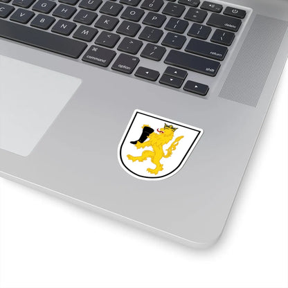 Wappen Gesellschaft zu Schuhmachern by Robbie Conceptuel (Switzerland) (Coat of Arms) STICKER Vinyl Kiss-Cut Decal - The Sticker Space