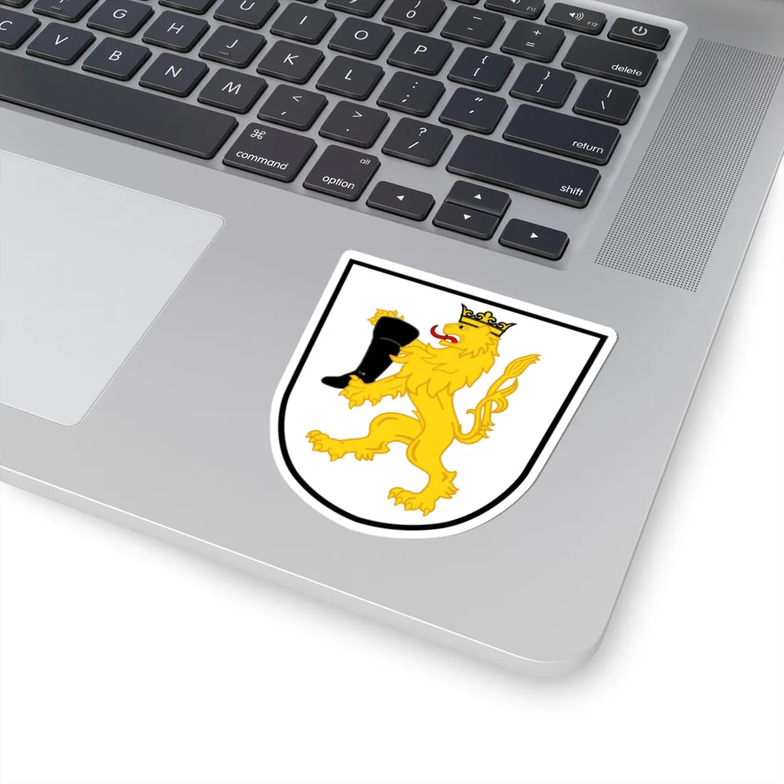 Wappen Gesellschaft zu Schuhmachern by Robbie Conceptuel (Switzerland) (Coat of Arms) STICKER Vinyl Kiss-Cut Decal - The Sticker Space