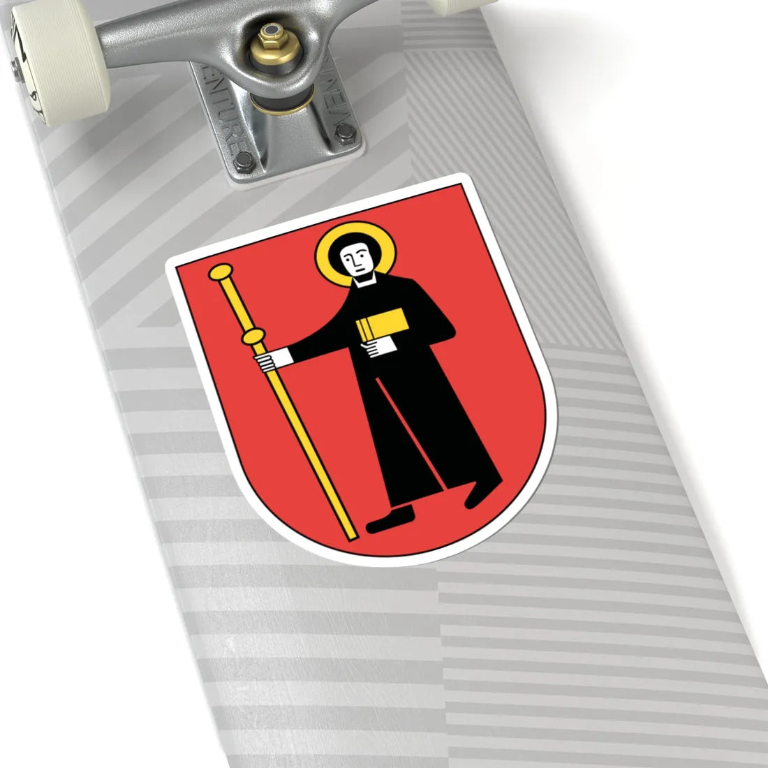 Wappen Glarus matt (Switzerland) (Coat of Arms) STICKER Vinyl Kiss-Cut Decal - The Sticker Space