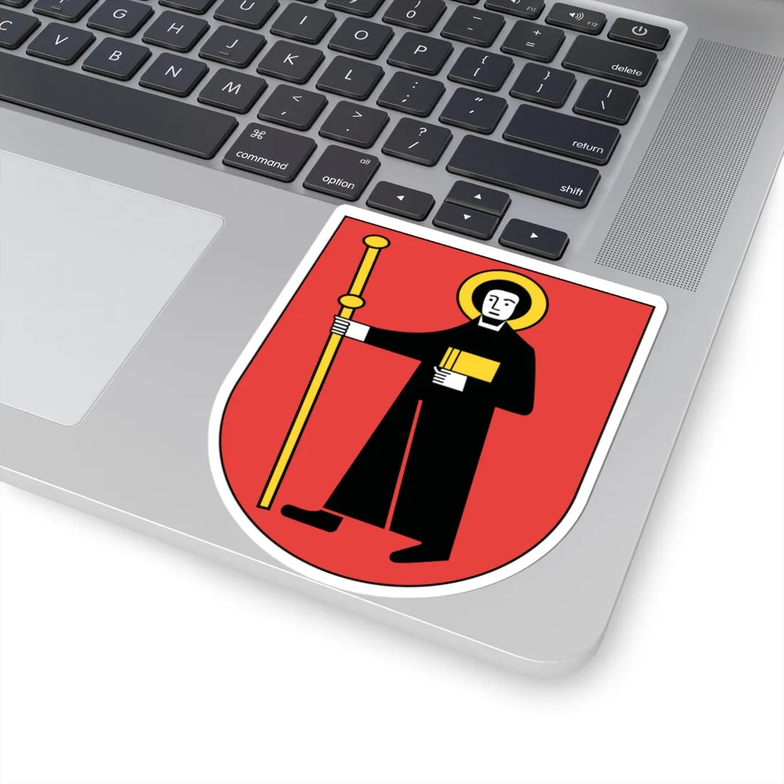Wappen Glarus matt (Switzerland) (Coat of Arms) STICKER Vinyl Kiss-Cut Decal - The Sticker Space
