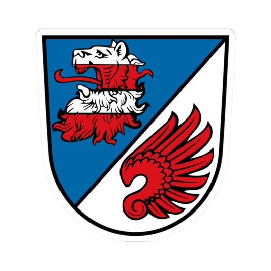 Wappen Goennern (Germany) (Coat of Arms) STICKER Vinyl Kiss-Cut Decal 2 Inch White - The Sticker Space