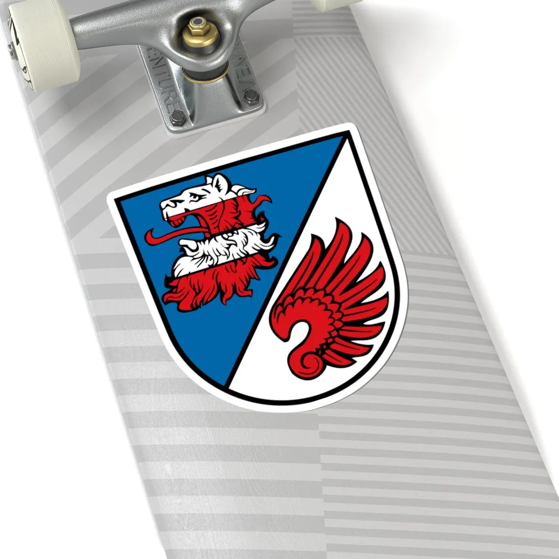 Wappen Goennern (Germany) (Coat of Arms) STICKER Vinyl Kiss-Cut Decal - The Sticker Space