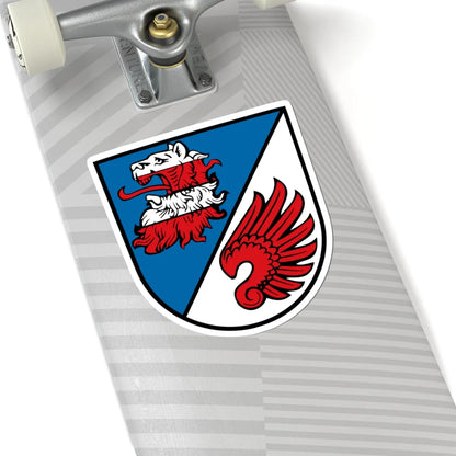 Wappen Goennern (Germany) (Coat of Arms) STICKER Vinyl Kiss-Cut Decal - The Sticker Space
