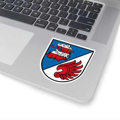 Wappen Goennern (Germany) (Coat of Arms) STICKER Vinyl Kiss-Cut Decal - The Sticker Space