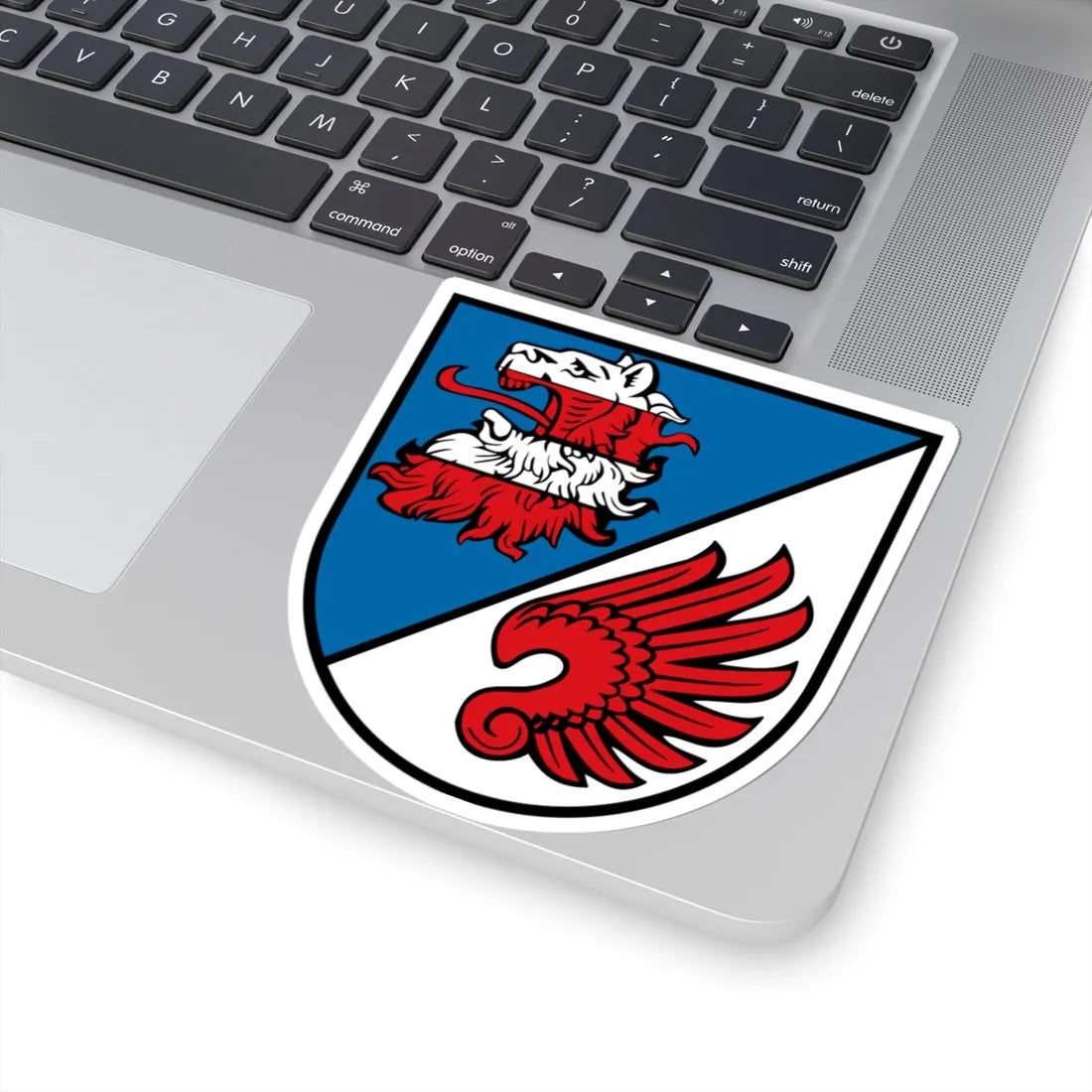 Wappen Goennern (Germany) (Coat of Arms) STICKER Vinyl Kiss-Cut Decal - The Sticker Space