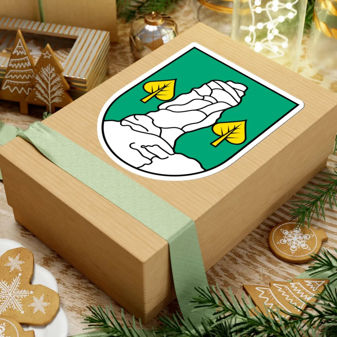 Wappen Gohrisch (Germany) (Coat of Arms) STICKER Vinyl Kiss-Cut Decal - The Sticker Space