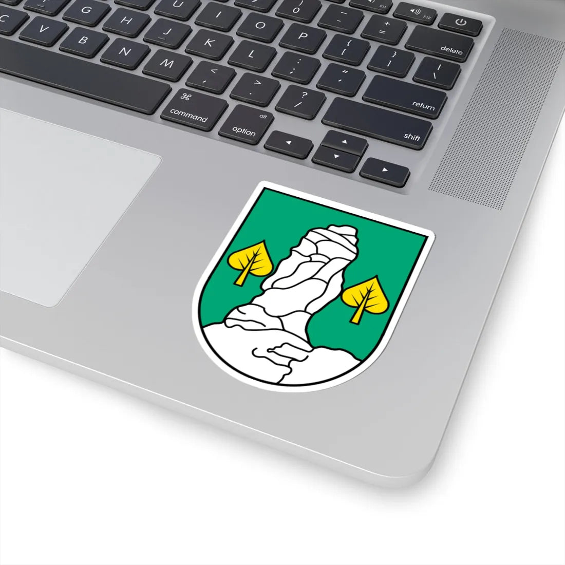 Wappen Gohrisch (Germany) (Coat of Arms) STICKER Vinyl Kiss-Cut Decal - The Sticker Space