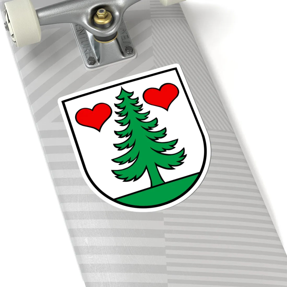 Wappen Gontenschwil (Switzerland) (Coat of Arms) STICKER Vinyl Kiss-Cut Decal - The Sticker Space