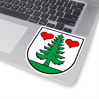 Wappen Gontenschwil (Switzerland) (Coat of Arms) STICKER Vinyl Kiss-Cut Decal - The Sticker Space