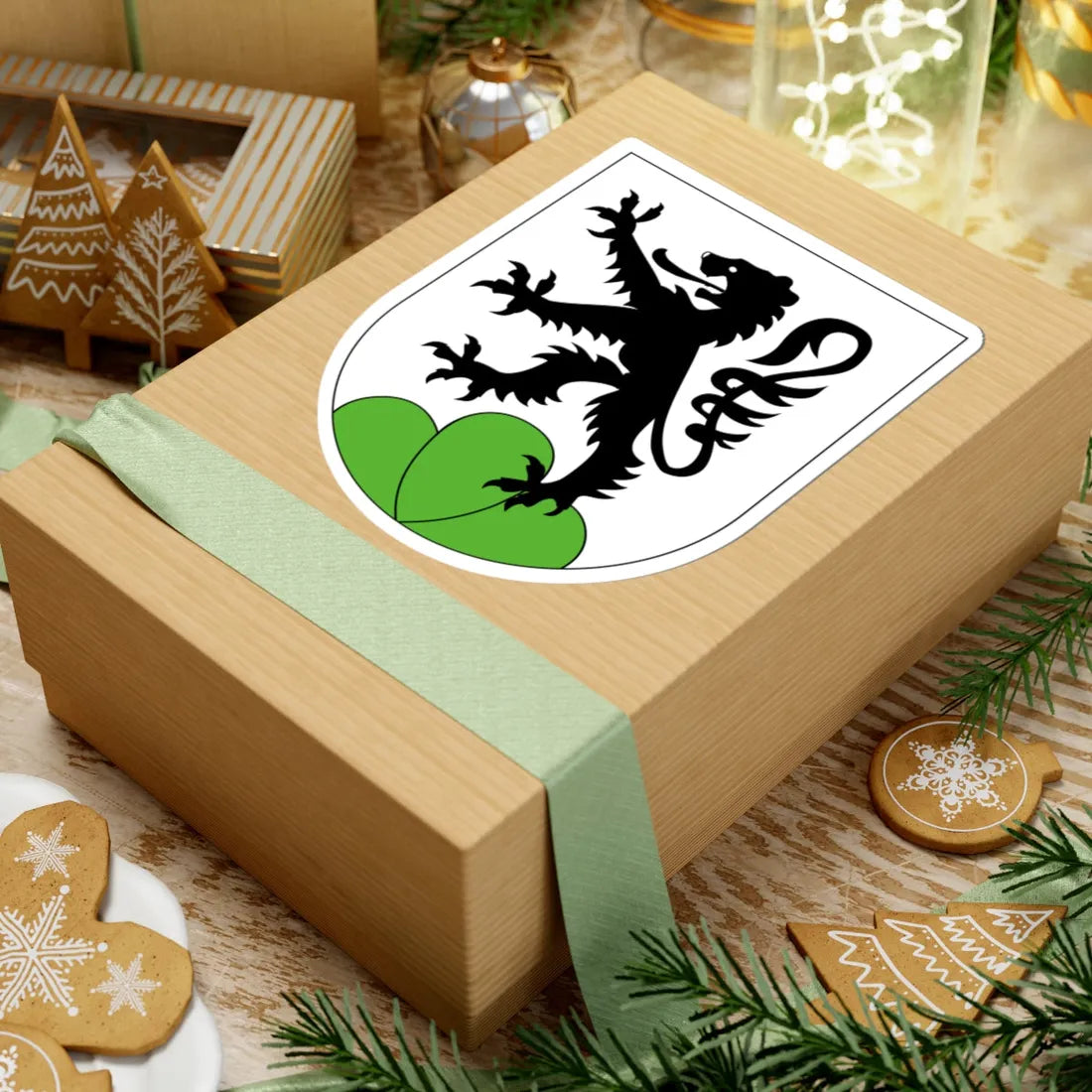 Wappen Grasburg (Switzerland) (Coat of Arms) STICKER Vinyl Kiss-Cut Decal - The Sticker Space