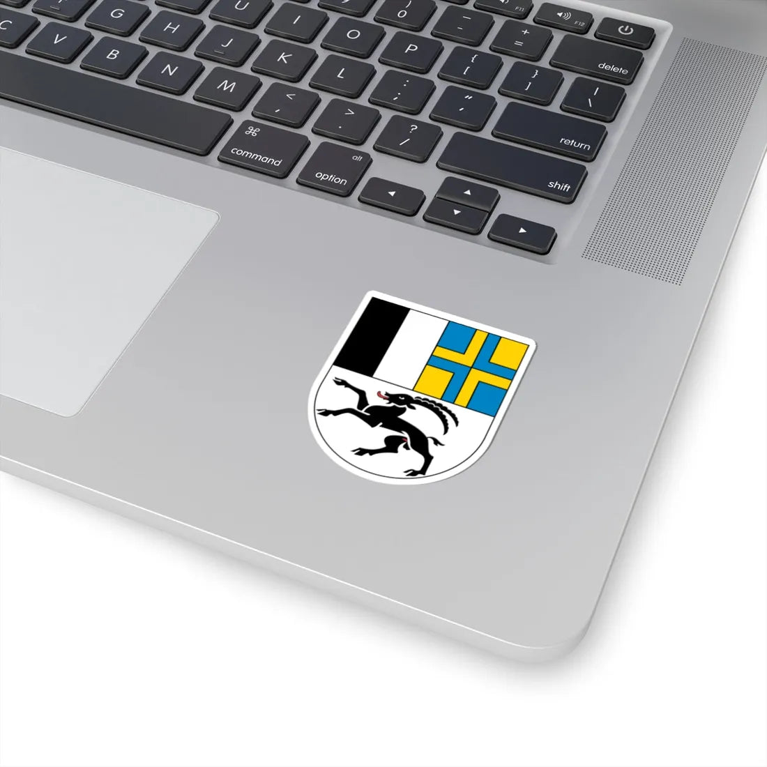 Wappen Graubünden matt (Switzerland) (Coat of Arms) STICKER Vinyl Kiss-Cut Decal - The Sticker Space