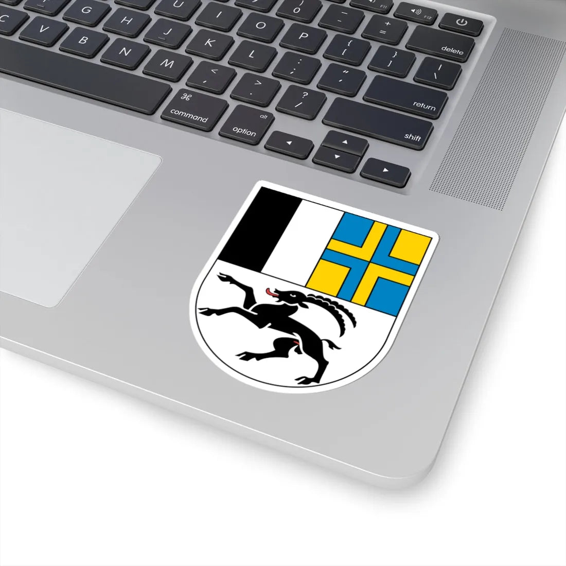 Wappen Graubünden matt (Switzerland) (Coat of Arms) STICKER Vinyl Kiss-Cut Decal - The Sticker Space