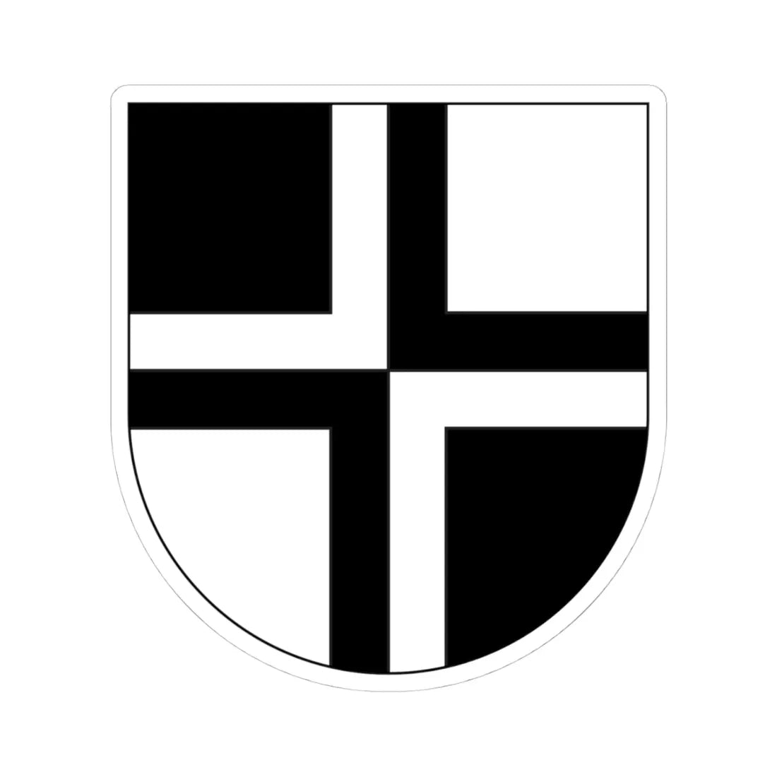 Wappen Grauer Bund2 (Switzerland) (Coat of Arms) STICKER Vinyl Kiss-Cut Decal 4 Inch White - The Sticker Space