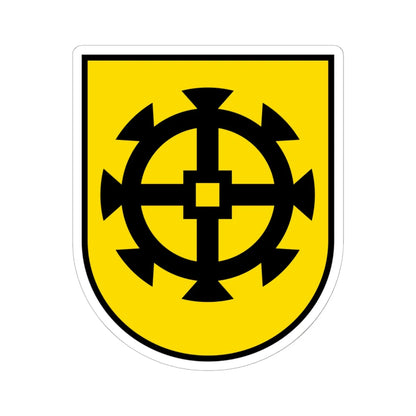 Wappen Greng (Switzerland) (Coat of Arms) STICKER Vinyl Kiss-Cut Decal 6 Inch White - The Sticker Space