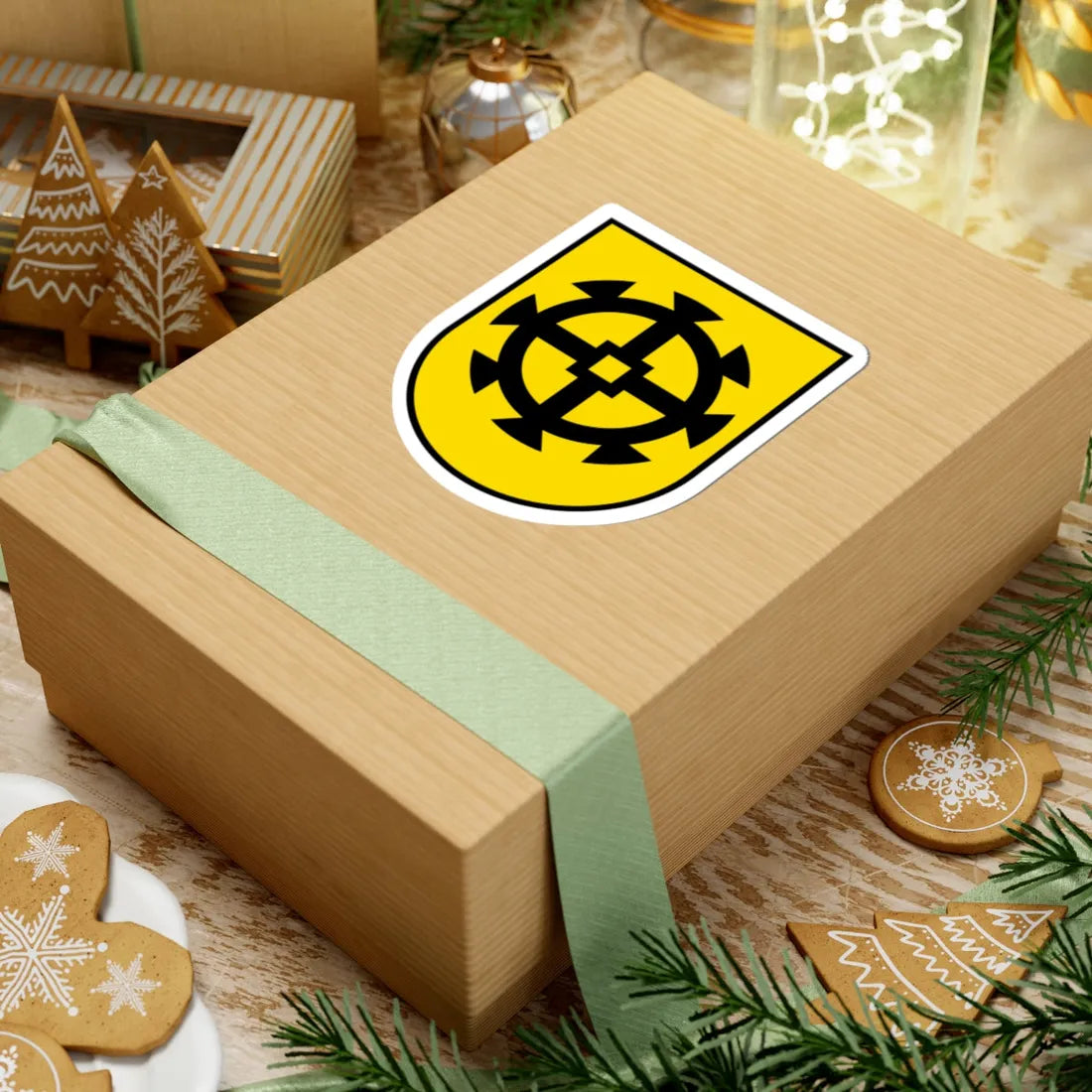 Wappen Greng (Switzerland) (Coat of Arms) STICKER Vinyl Kiss-Cut Decal - The Sticker Space