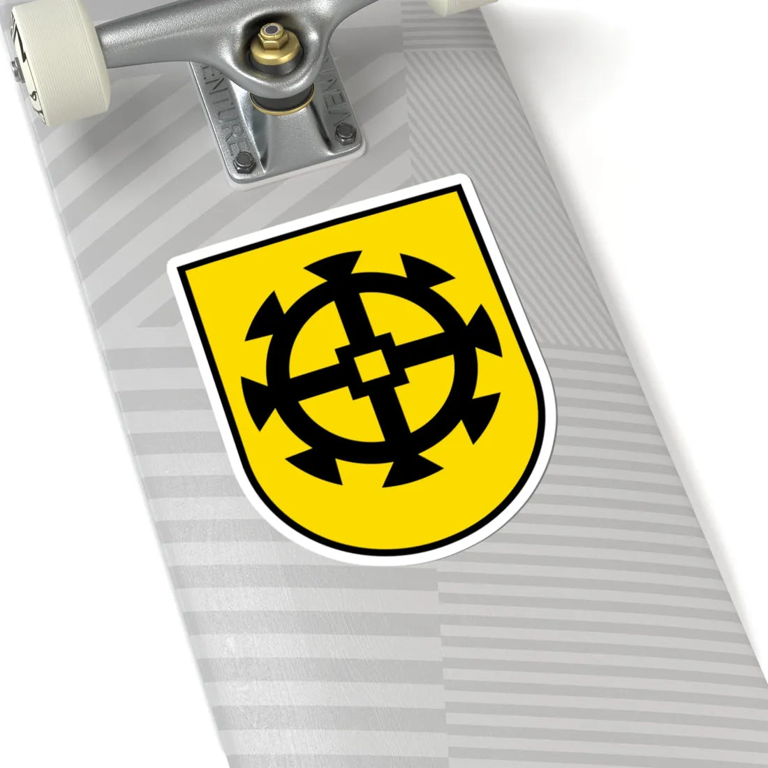 Wappen Greng (Switzerland) (Coat of Arms) STICKER Vinyl Kiss-Cut Decal - The Sticker Space