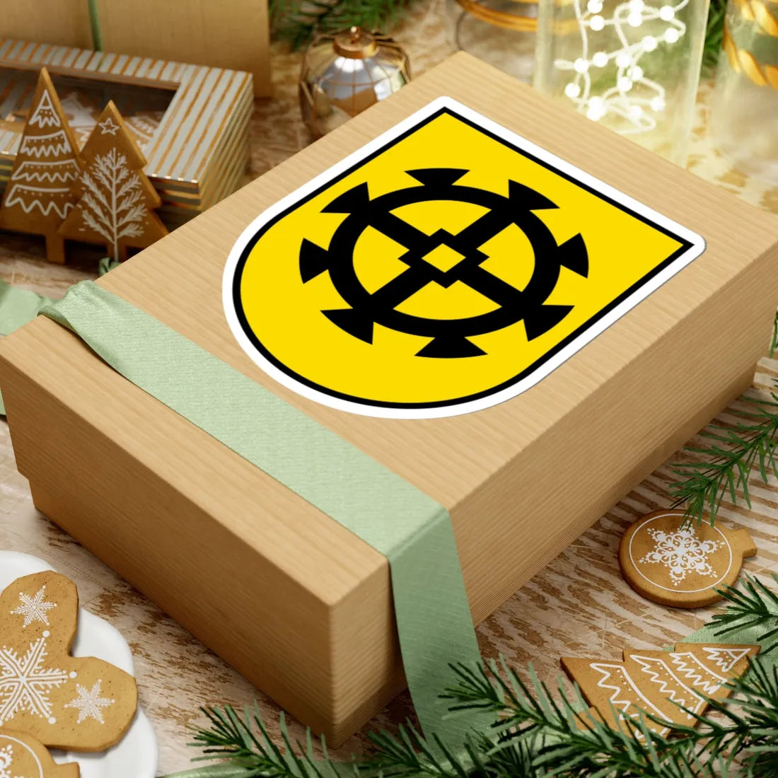 Wappen Greng (Switzerland) (Coat of Arms) STICKER Vinyl Kiss-Cut Decal - The Sticker Space