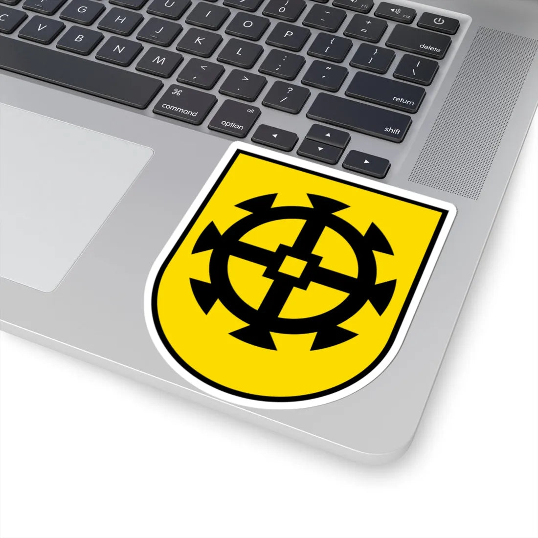 Wappen Greng (Switzerland) (Coat of Arms) STICKER Vinyl Kiss-Cut Decal - The Sticker Space