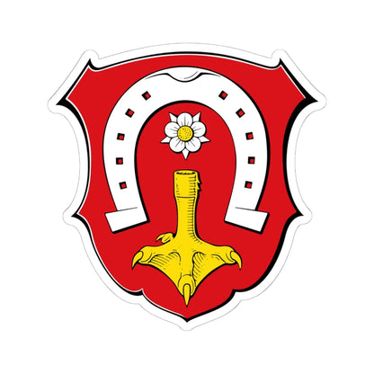 Wappen Griesheim Hessen (Germany) (Coat of Arms) STICKER Vinyl Kiss-Cut Decal 6 Inch White - The Sticker Space