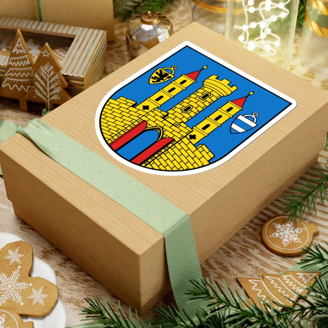 Wappen Grimma (Germany) (Coat of Arms) STICKER Vinyl Kiss-Cut Decal - The Sticker Space