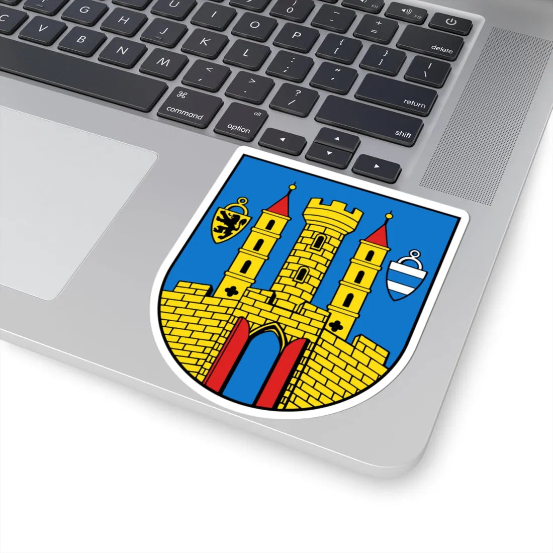 Wappen Grimma (Germany) (Coat of Arms) STICKER Vinyl Kiss-Cut Decal - The Sticker Space
