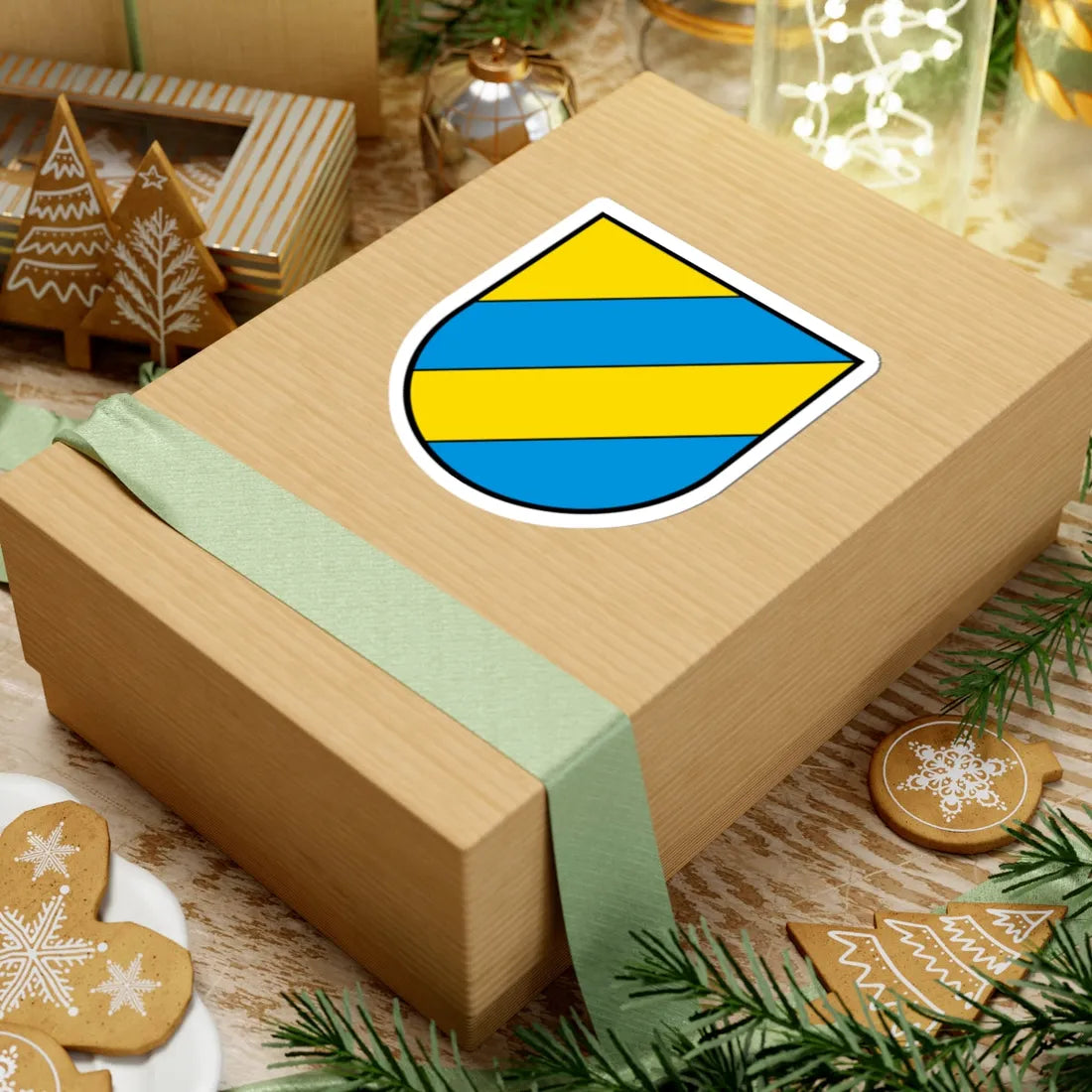 Wappen Gränichen AG (Switzerland) (Coat of Arms) STICKER Vinyl Kiss-Cut Decal - The Sticker Space