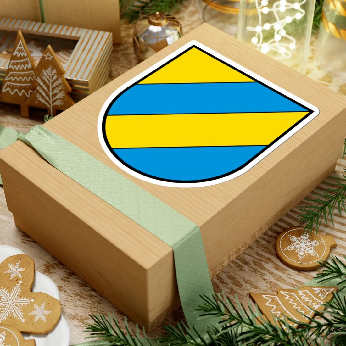 Wappen Gränichen AG (Switzerland) (Coat of Arms) STICKER Vinyl Kiss-Cut Decal - The Sticker Space